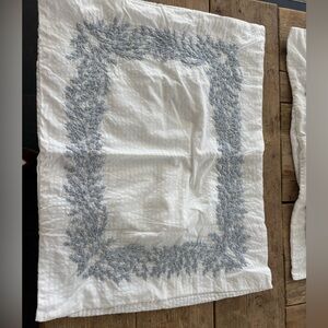 Serena & Lily White and Blue Pillow Cover